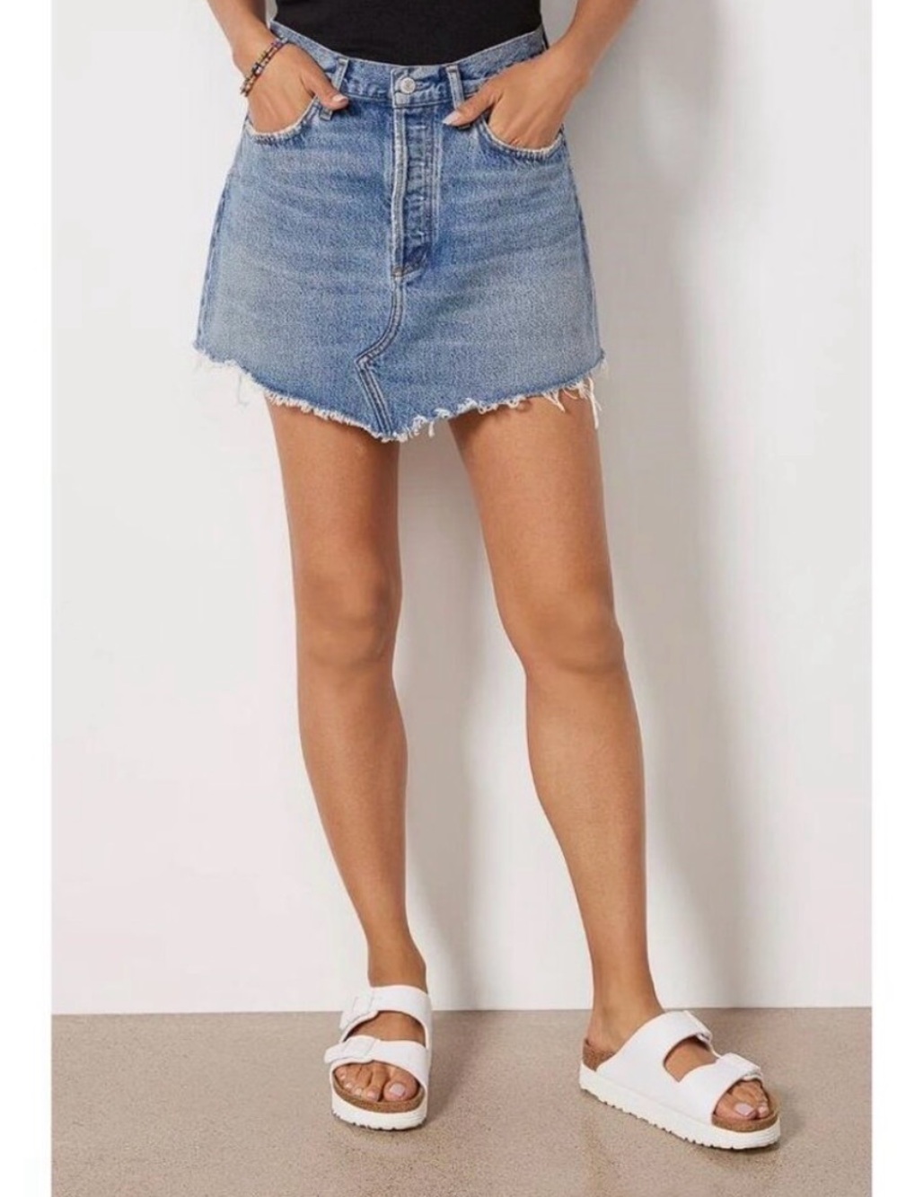AGOLDE Parker Skirt - Blue 28